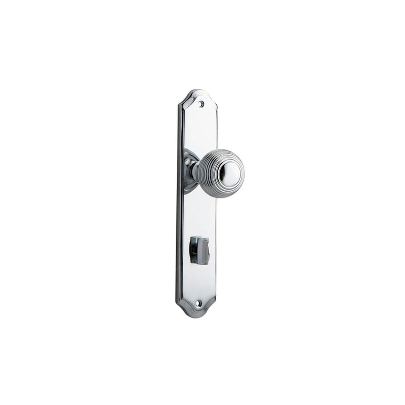Door Knob Guildford Shouldered Privacy Polished Chrome