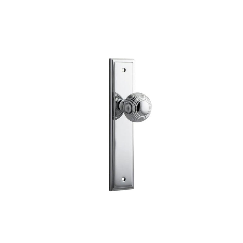 Door Knob Guildford Stepped Latch Polished Chrome