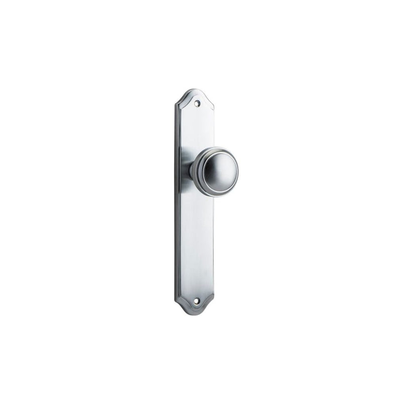 Door Knob Paddington Shouldered Latch Brushed Chrome