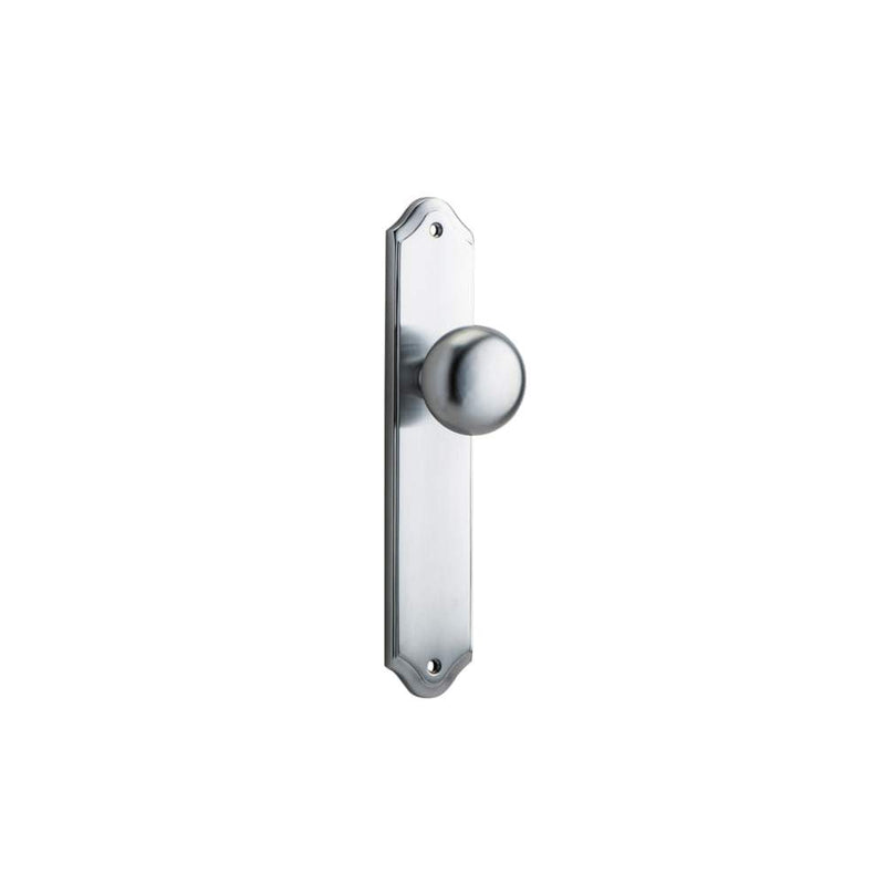 Door Knob Cambridge Shouldered Latch Brushed Chrome