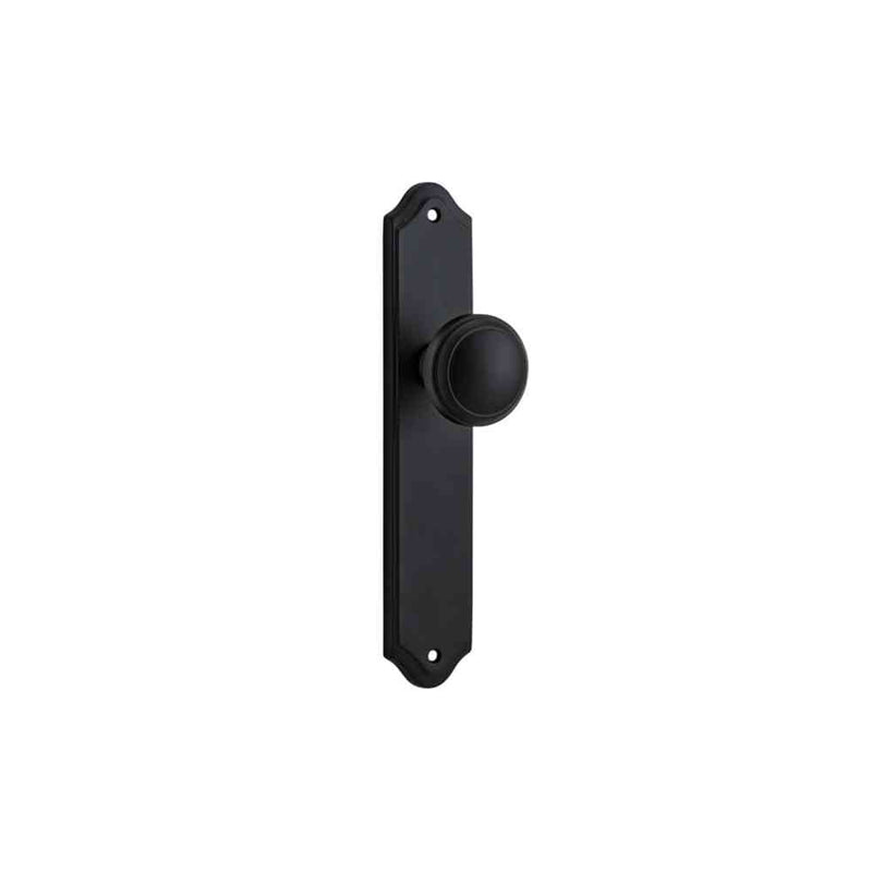 Door Knob Paddington Shouldered Latch Matt Black