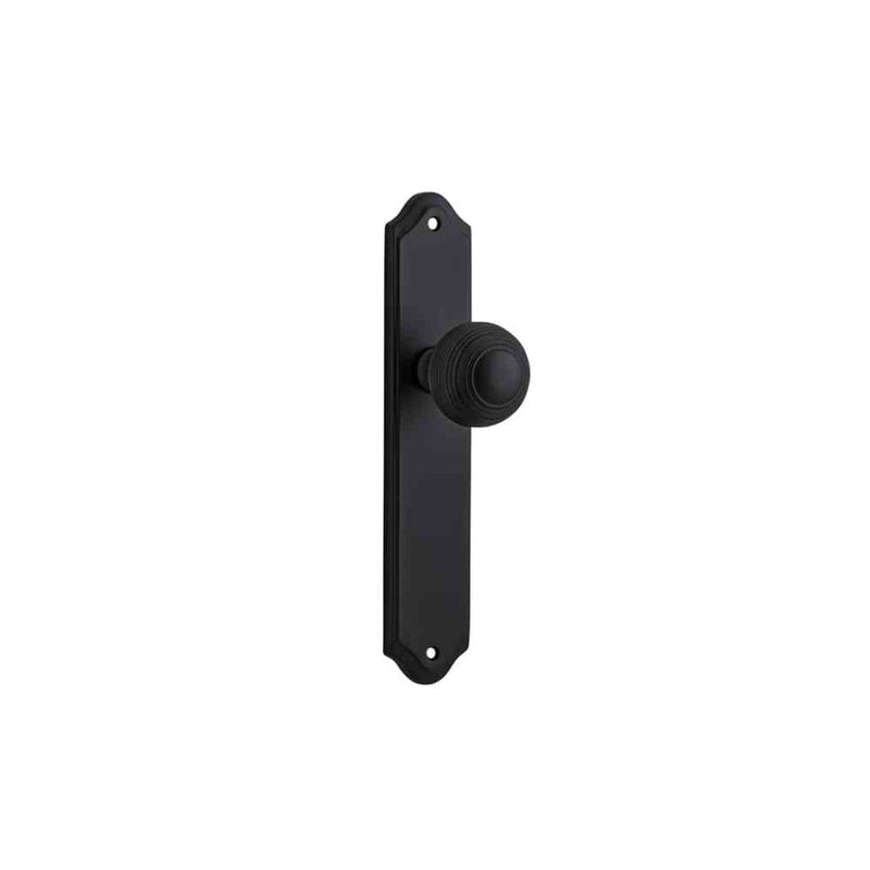 Door Knob Guildford Shouldered Latch Matt Black