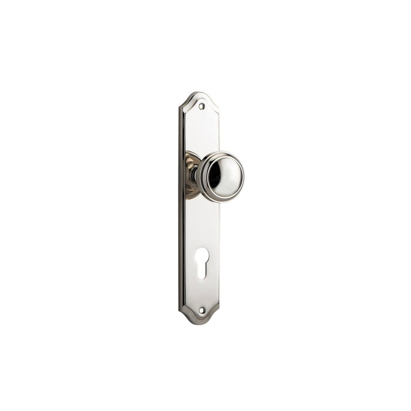 Door Knob Paddington Shouldered Euro Polished Nickel