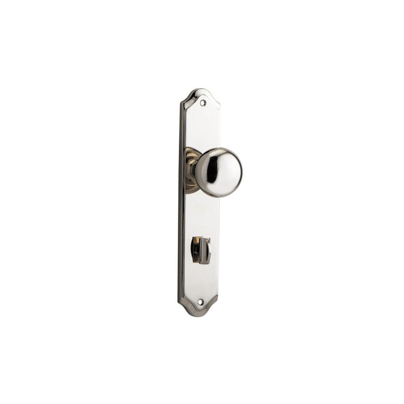 Door Knob Cambridge Shouldered Privacy Polished Nickel