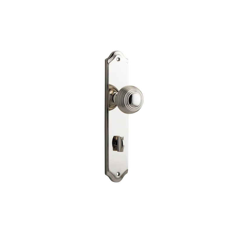 Door Knob Guildford Shouldered Privacy Polished Nickel