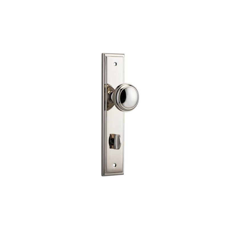 Door Knob Paddington Stepped Privacy Polished Nickel