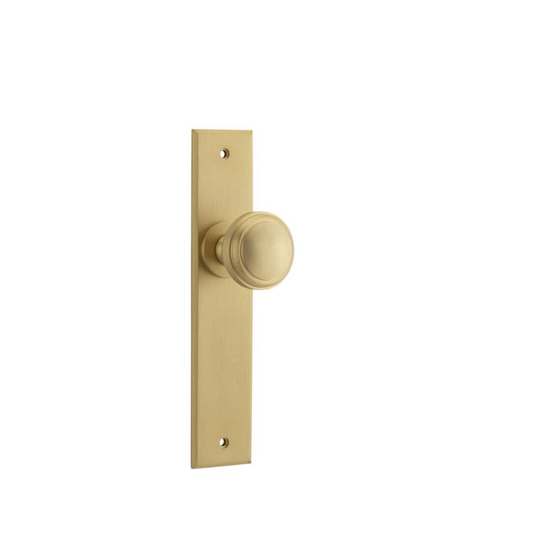 Door Knob Paddington Chamfered Latch Brushed Brass