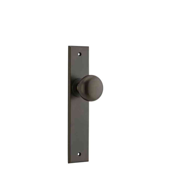 Door Knob Cambridge Chamfered Latch Signature Brass