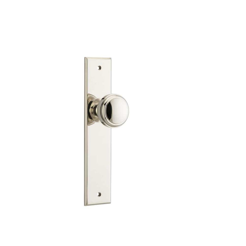 Door Knob Paddington Chamfered Latch Polished Nickel
