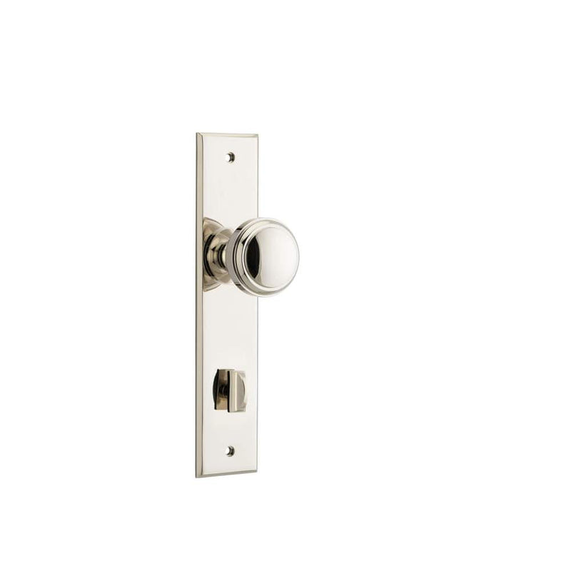 Door Knob Paddington Chamfered Privacy Polished Nickel