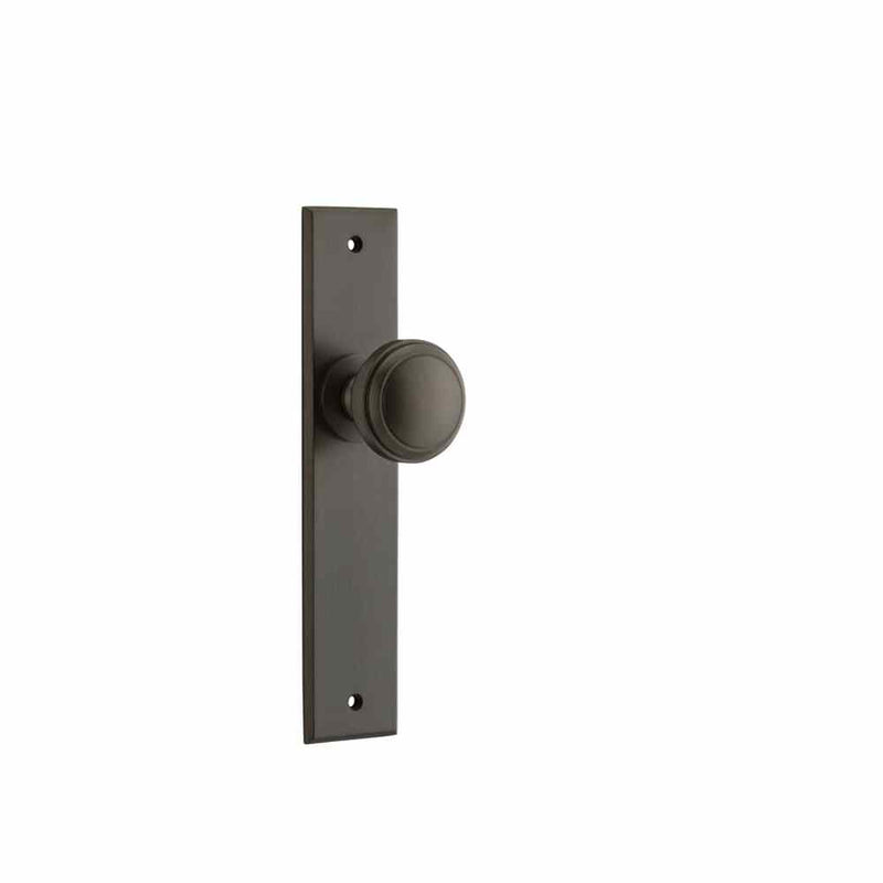 Door Knob Paddington Chamfered Latch Signatute Brass