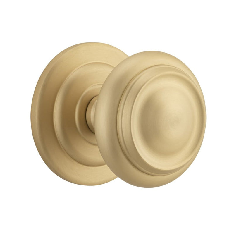 Centre Door Knob Sarlat Brushed Brass