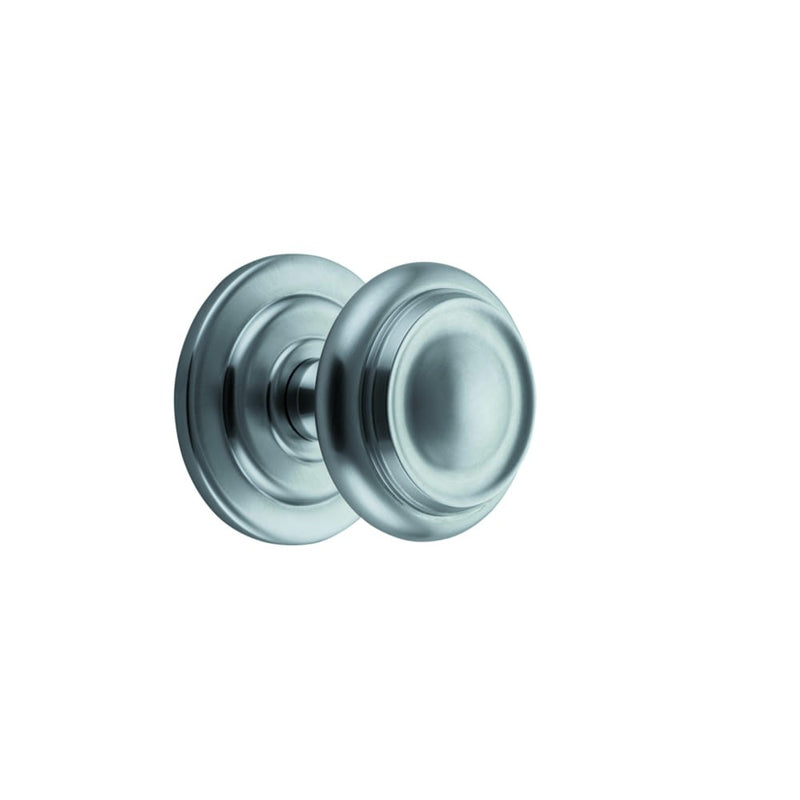 Centre Door Knob Sarlat Brushed Chrome