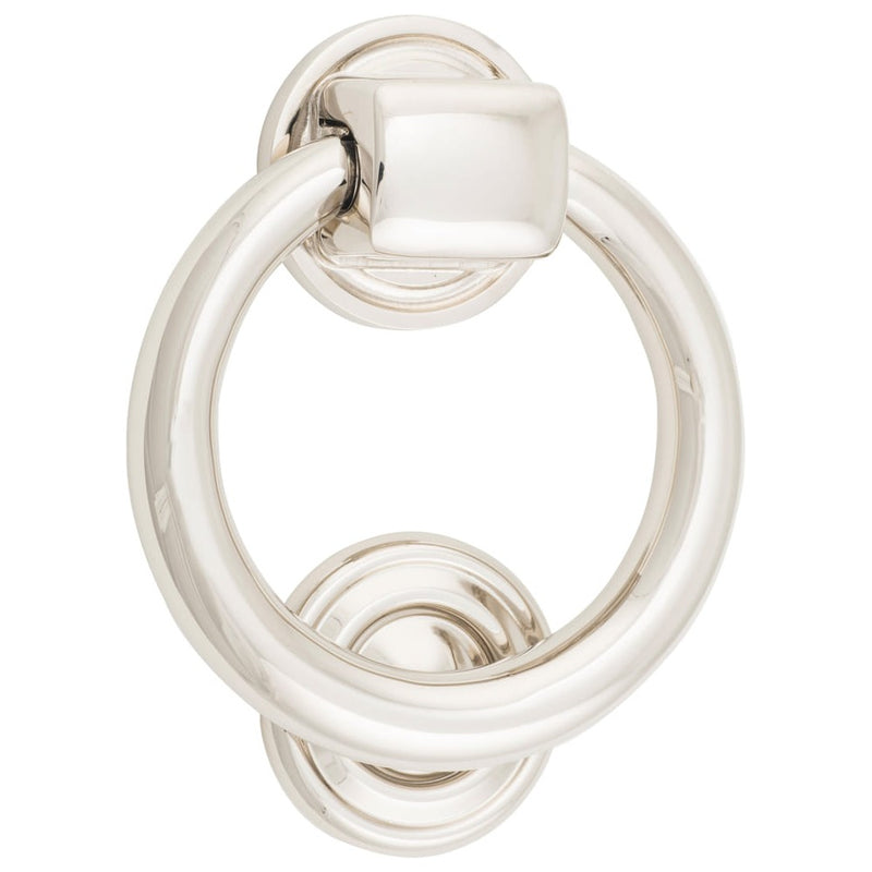 Door Knocker Ring Polished Nickel