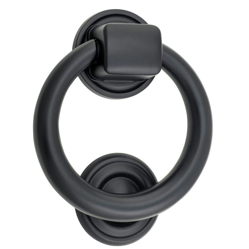 Door Knocker Ring Matt Black