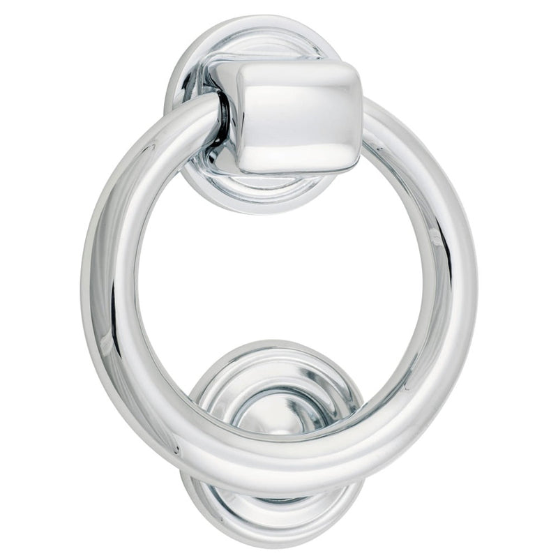 Door Knocker Ring Polished Chrome