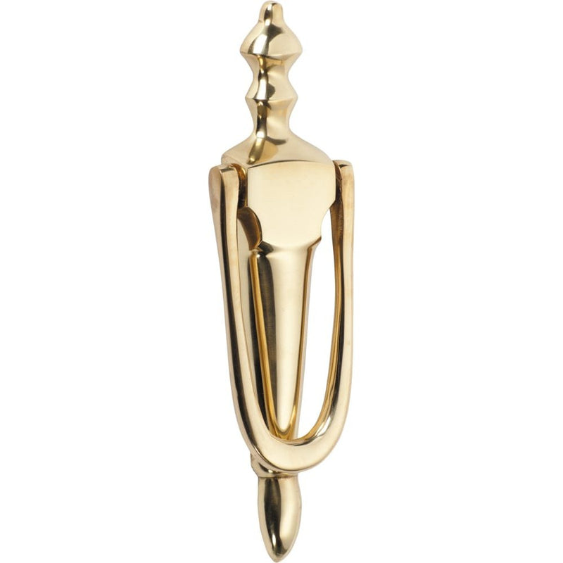 Door Knocker Victorian Unlacquered Polished Brass