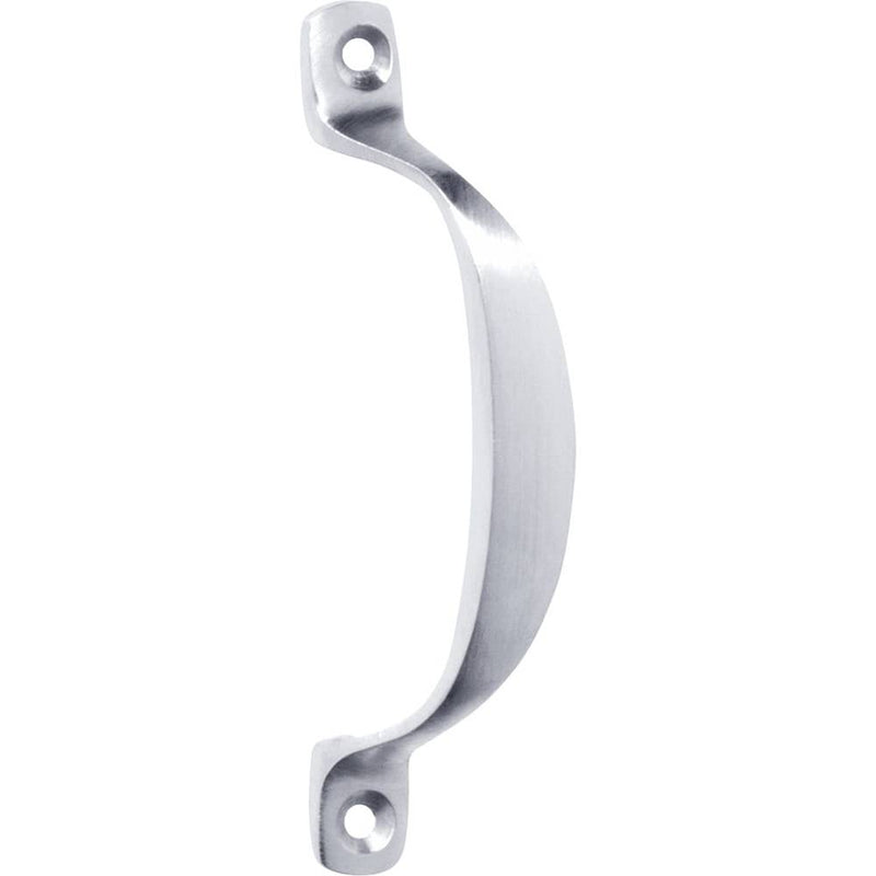 Pull Handle Offset Satin Chrome 100mm