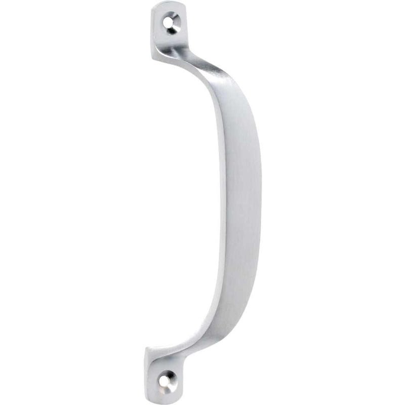 Pull Handle Offset Satin Chrome 130mm