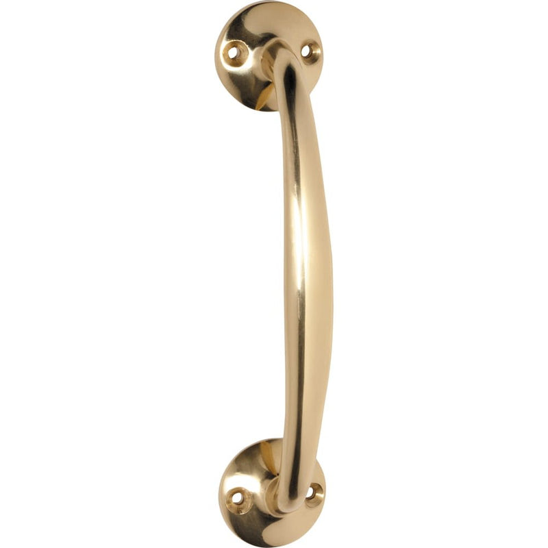 Pull Handle Telephone Polished Brass 150mm