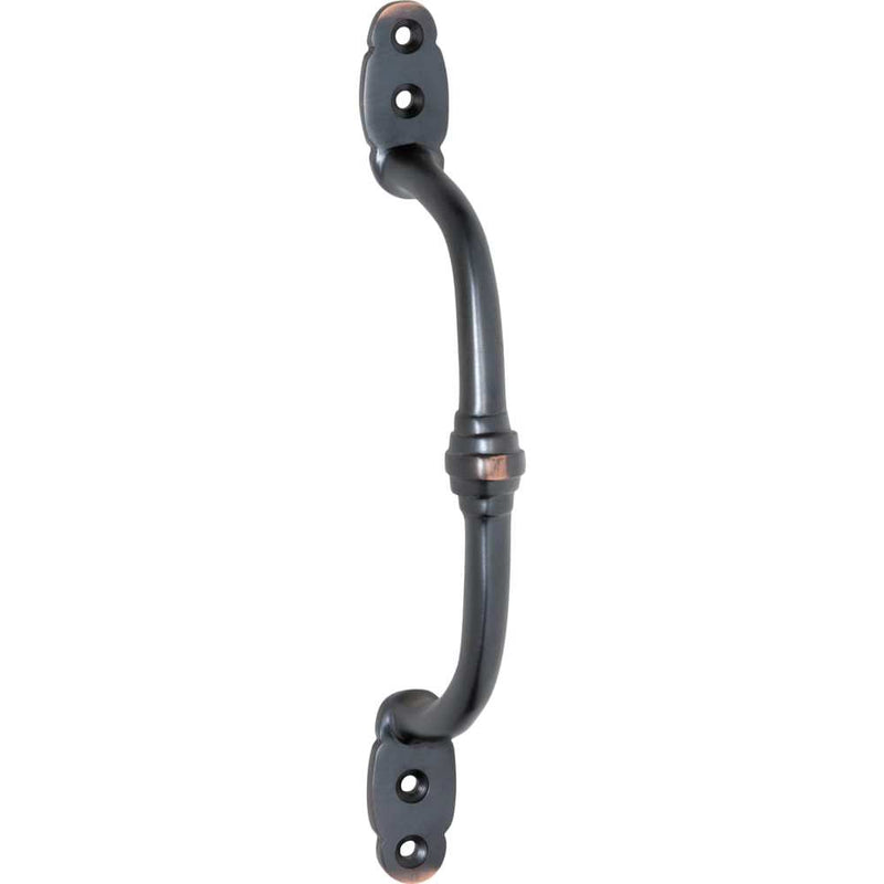 Pull Handle Offset Banded Antique Copper 180mm