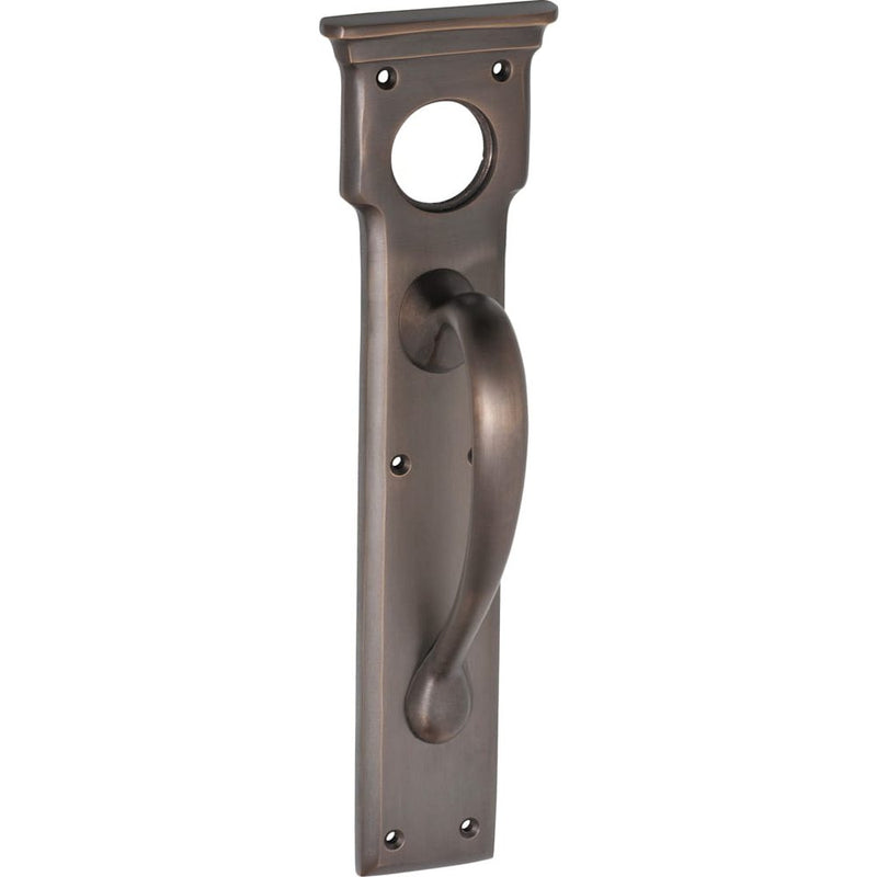 Pull Handle Cylinder Hole Antique Brass