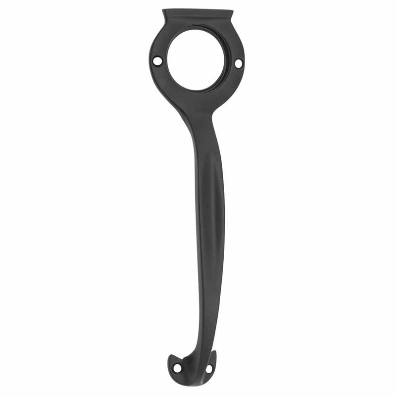 Pull Handle Cylinder Hole Matt Black