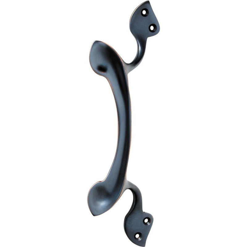 Pull Handle Nouveau Offset Antique Copper