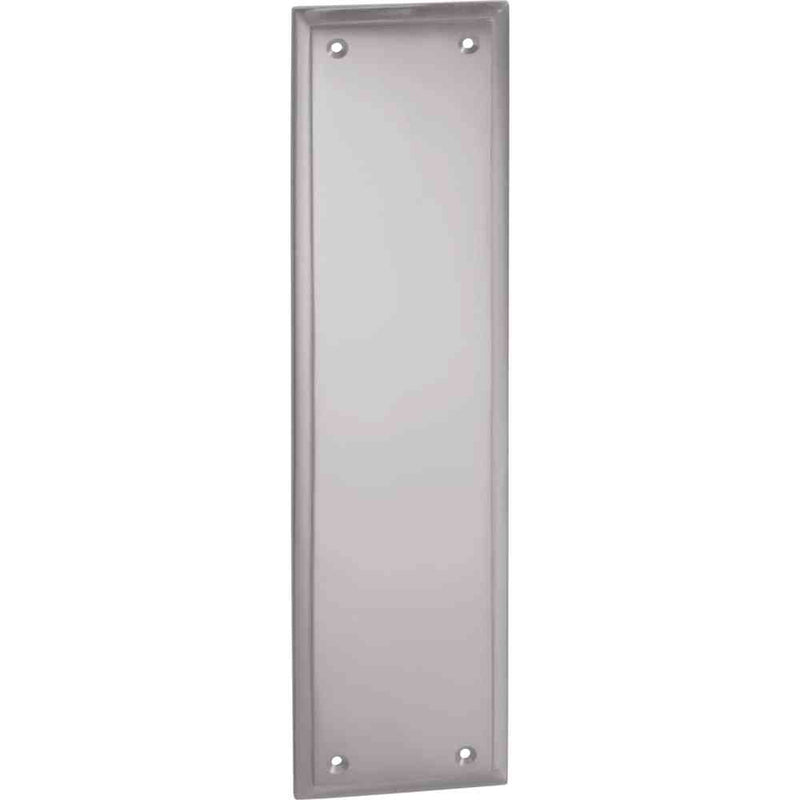 Push Plate Milton Satin Chrome H300xW75mm