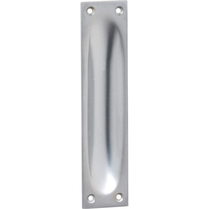 Sliding Door Pull Classic Large Satin Chrome H140xW32mm
