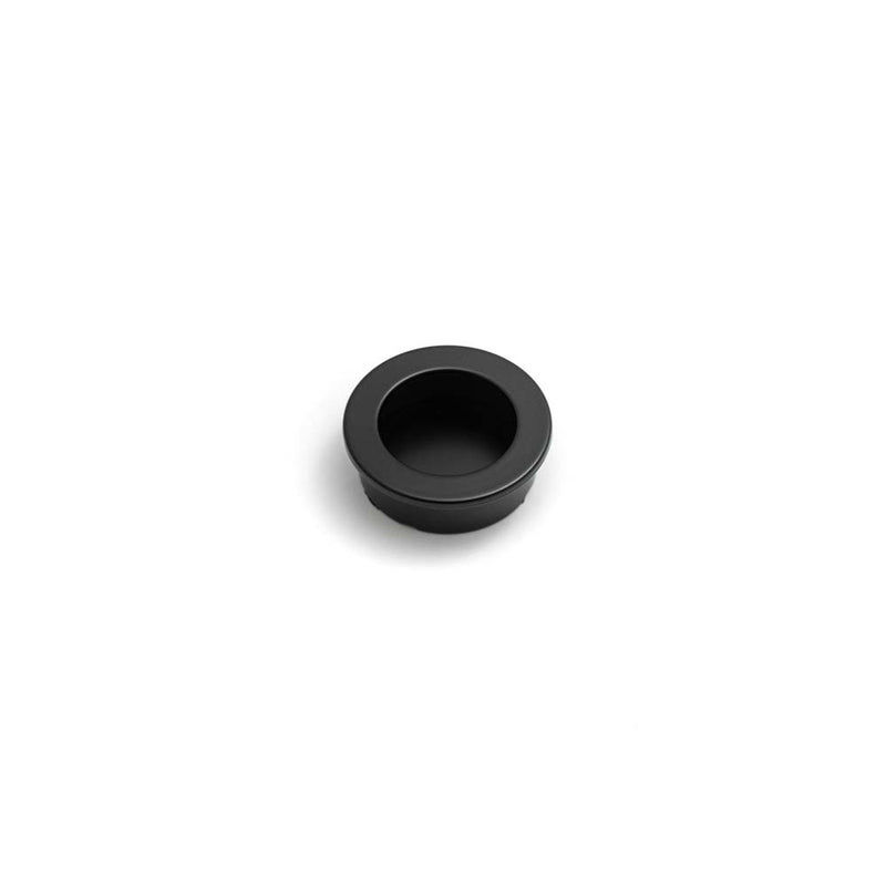 Dune 40mm Circle Recessed Pull Matt Black