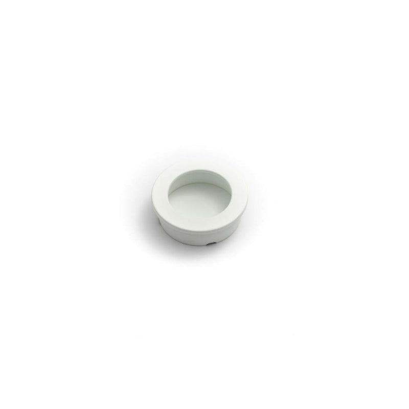 Dune 40mm Circle Recessed Pull Matt White