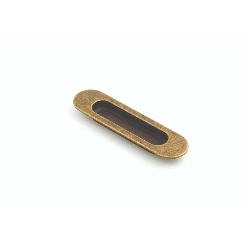 Dune 150mm Round Recessed Pull Antique Brass