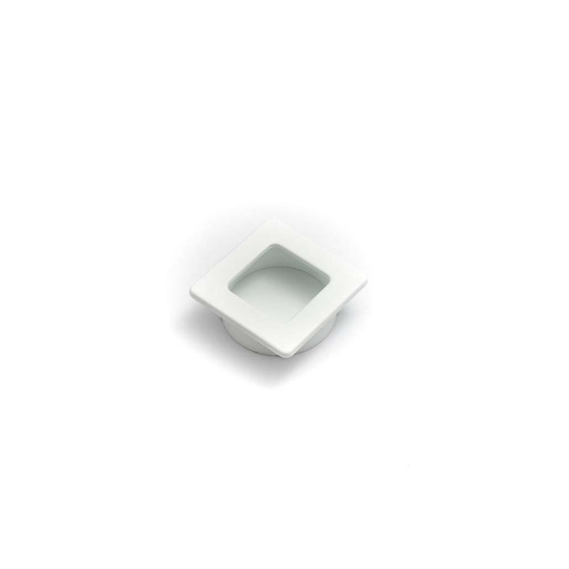Dune 39mm Square Recessed Pull Matt White