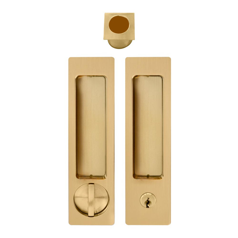 Windsor Cavity Suite Ultra Locking Set Matt Satin Brass