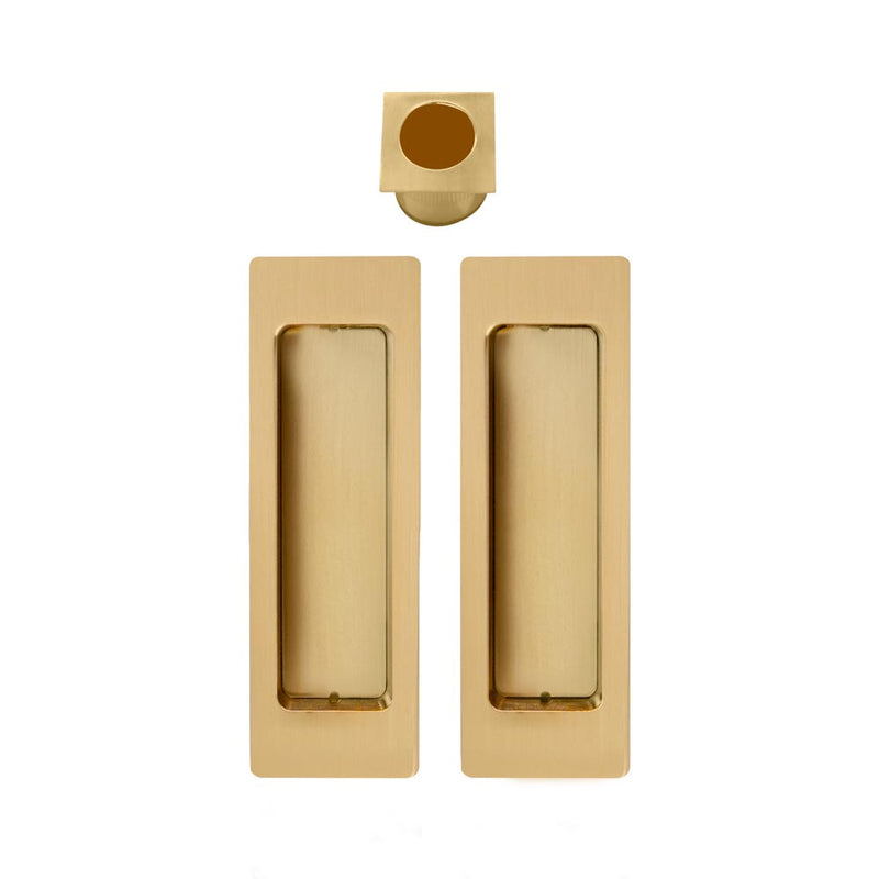 Windsor Cavity Suite Ultra Passage Set Matt Satin Brass