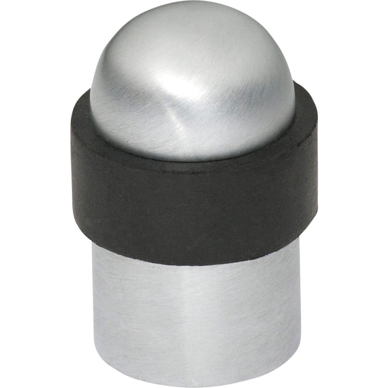 Door Stop Domed Satin Chrome H50xD30mm