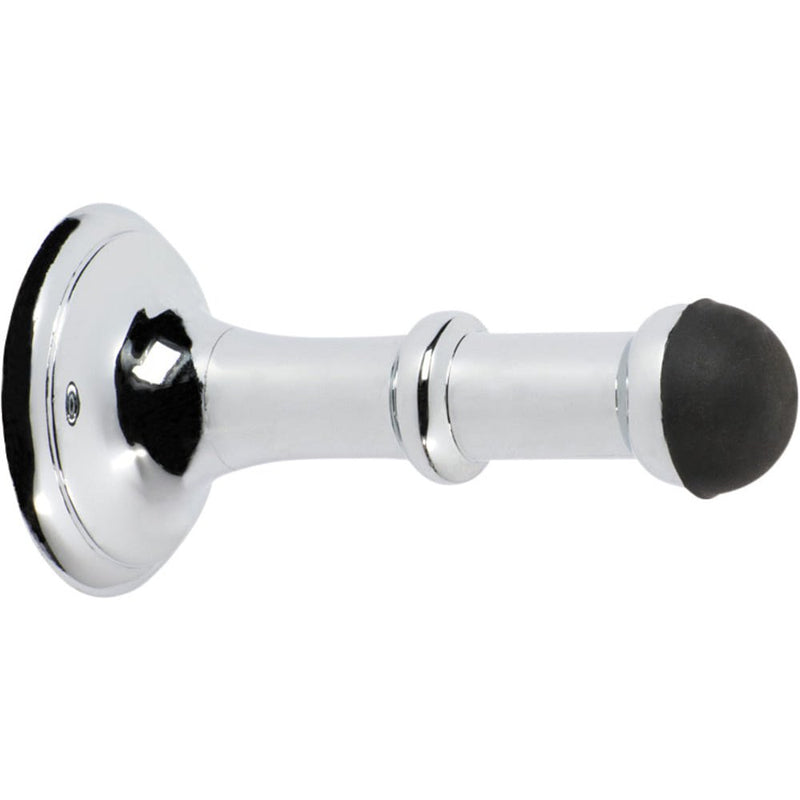 Door Stop Concealed Fix Small Chrome Plated D43xP80mm