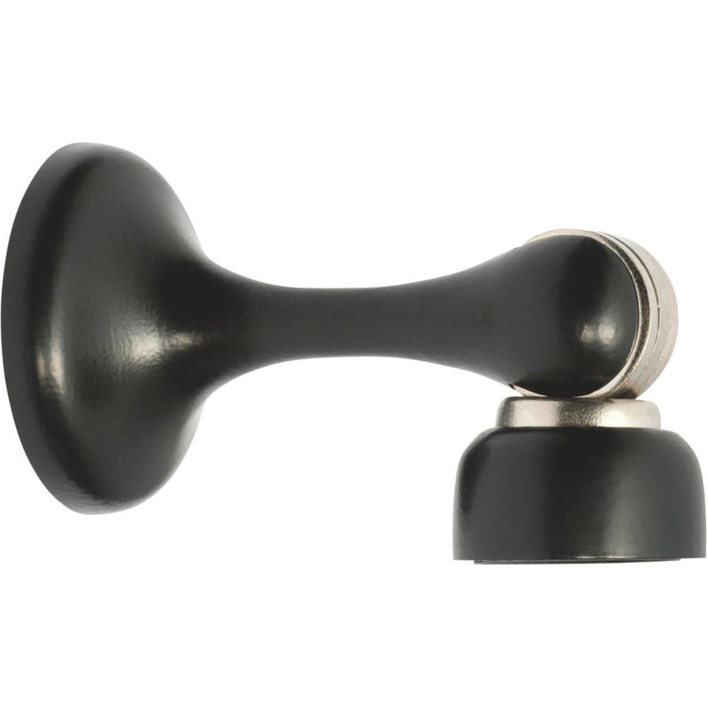 Door Stop Magnetic Matt Black D44xP93mm