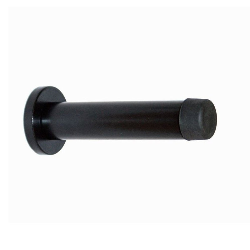 Zanda Door Stop Black Concealed Fix 85mm