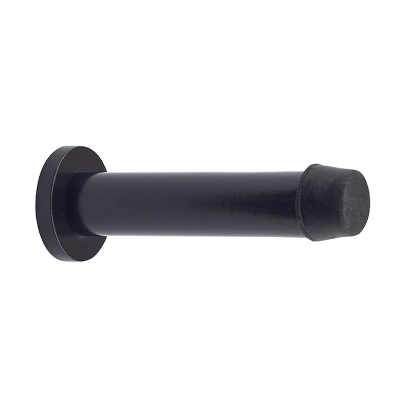 Windsor Door Stop Wall Mounted Concealed Fix 85mm Matt Black