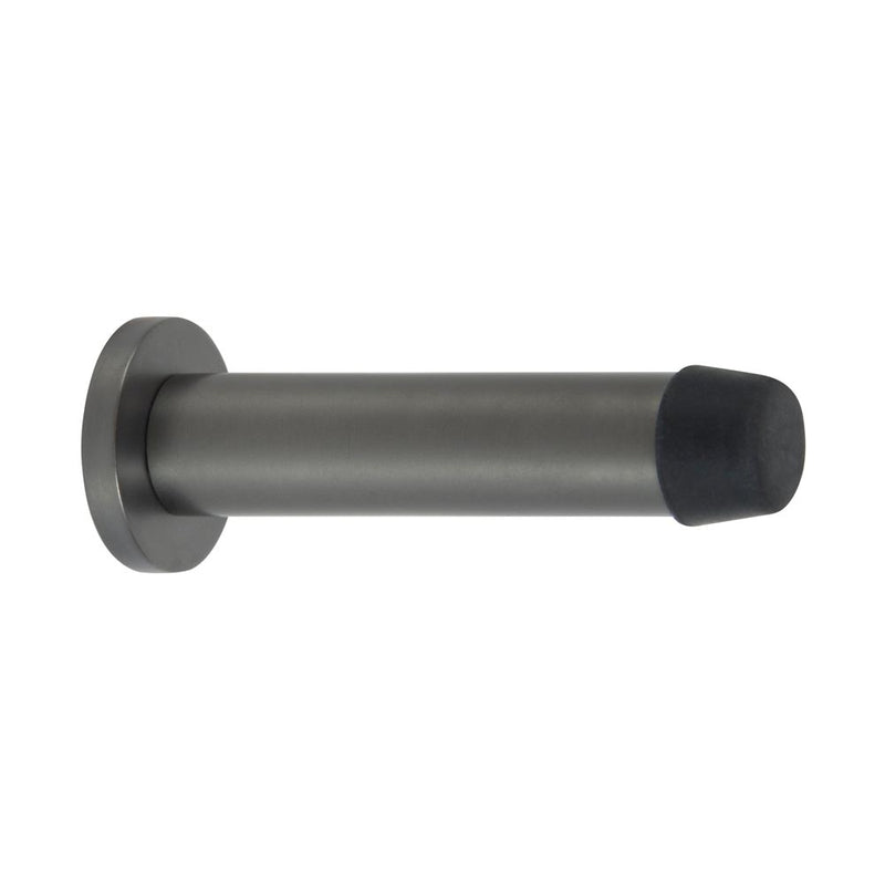 Windsor Door Stop Wall Mounted Concealed Fix 85mm Graphite Nickel