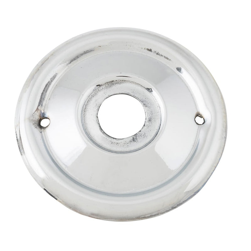 Backplate For Milled Edge Mortice Knob Pair Chrome Plated D46mm