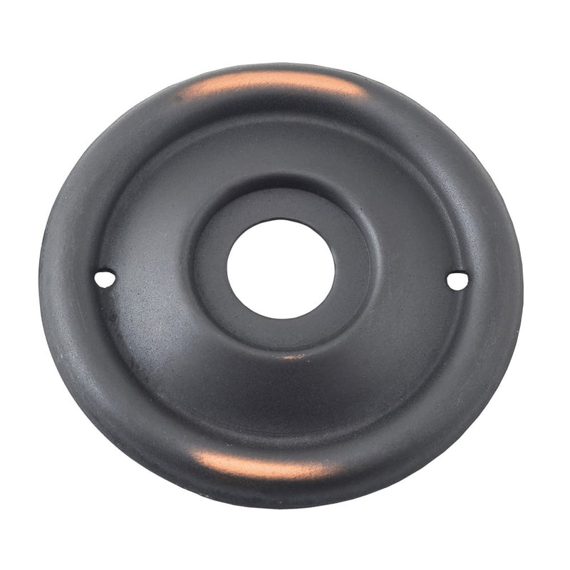 Backplate For Milled Edge Mortice Knob Pair Antique Copper D52mm