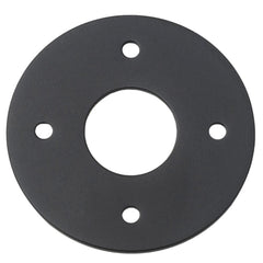 Adaptor Plate Pair Round Rose Matt Black D60mm
