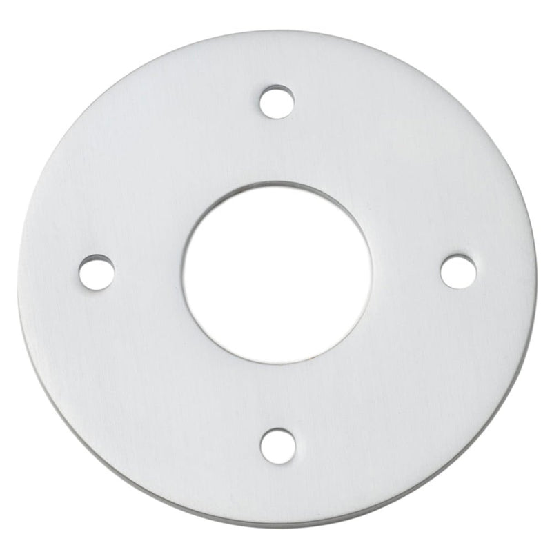 Adaptor Plate Pair Round Rose Brushed Chrome D60mm