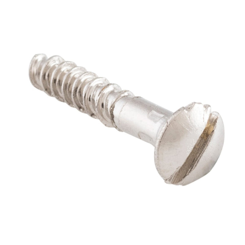 Screw Domed Head Packet 50 Polished Nickel L19 5 Gauge