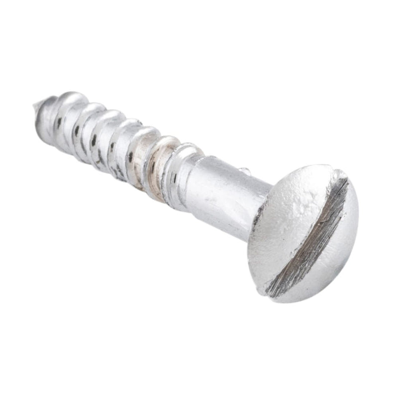Screw Domed Head Satin Chrome 19mm PKT 50