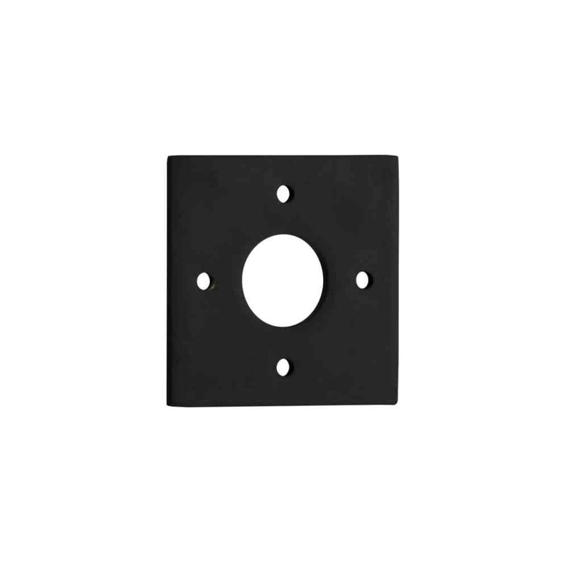 Adaptor Plate Pair Square Rose Matt Black H60xW60mm
