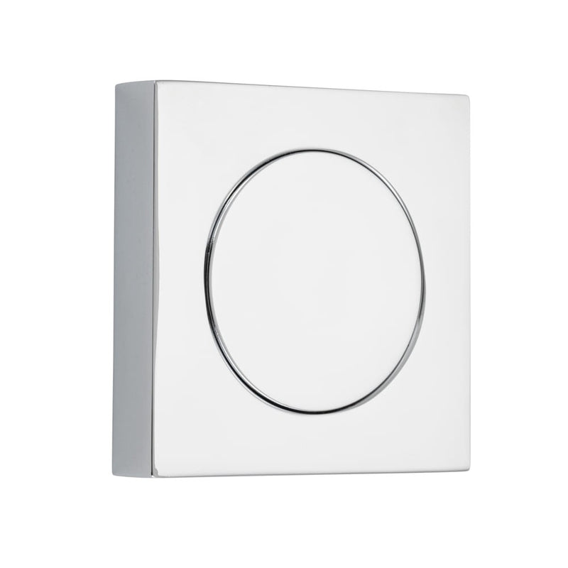 Blank Rose Square Polished Chrome H52xW52xP10mm